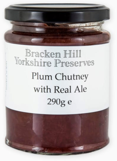 Plum Chutney with Real Ale 290g • Bracken Hill Fine Foods