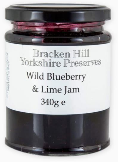 Wild Blueberry & Lime Jam 340g • Bracken Hill Fine Foods